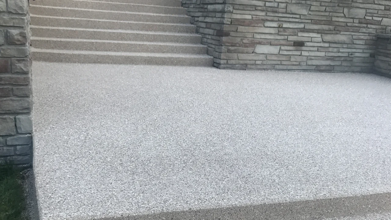 Concrete steps repaired and resurfaced by TCR Pro in Oakville