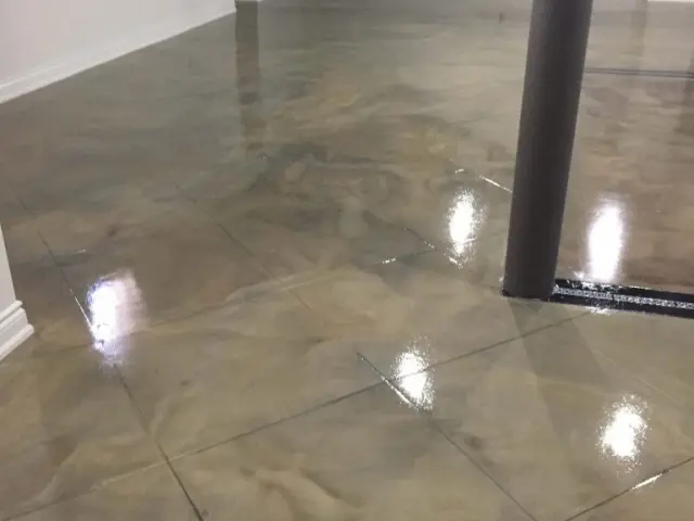 Basement waterproofing work in a Toronto home