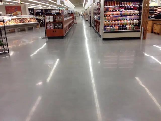 Polished concrete floor project in Toronto