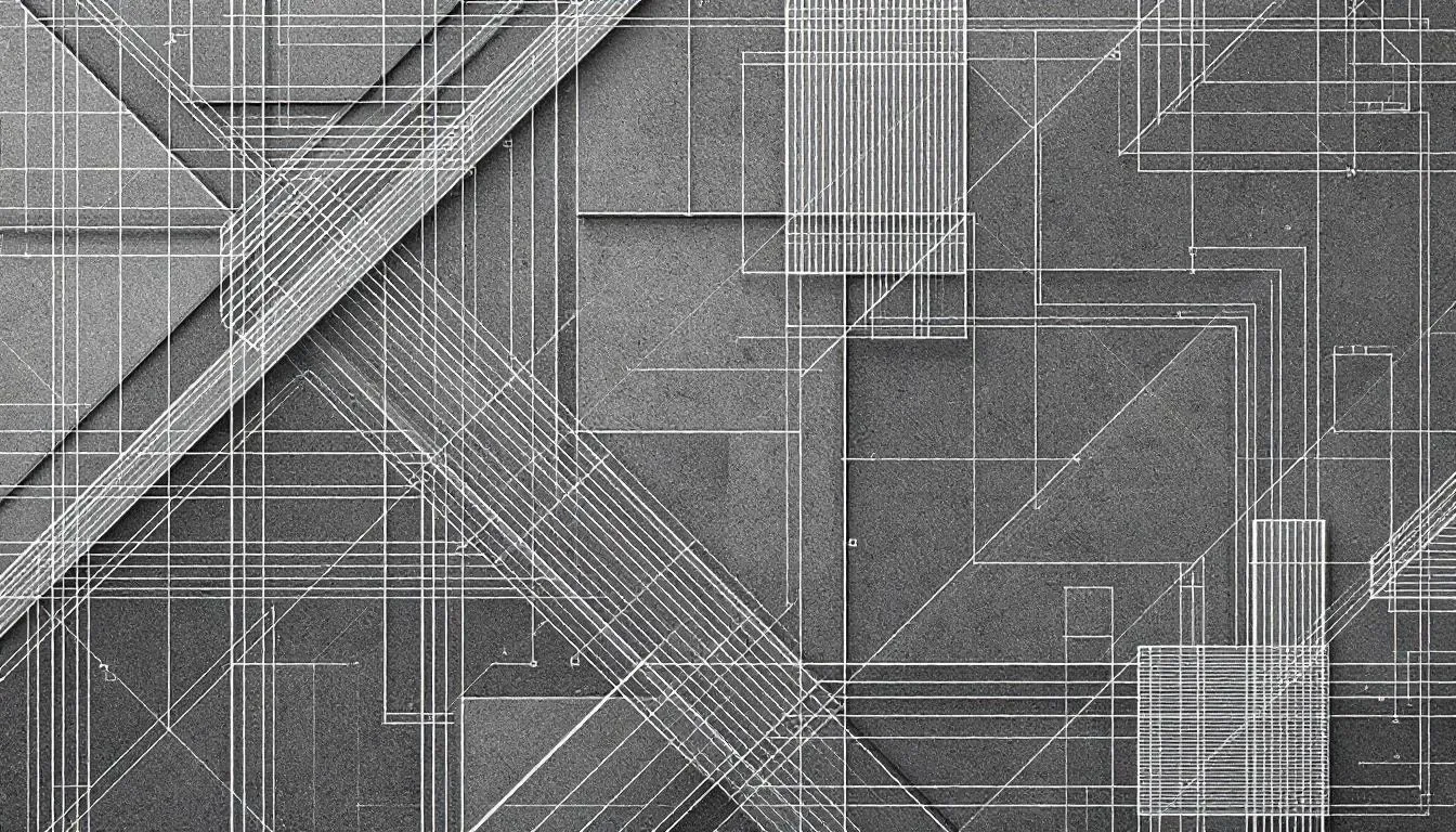 Decorative concrete installation with unique patterns