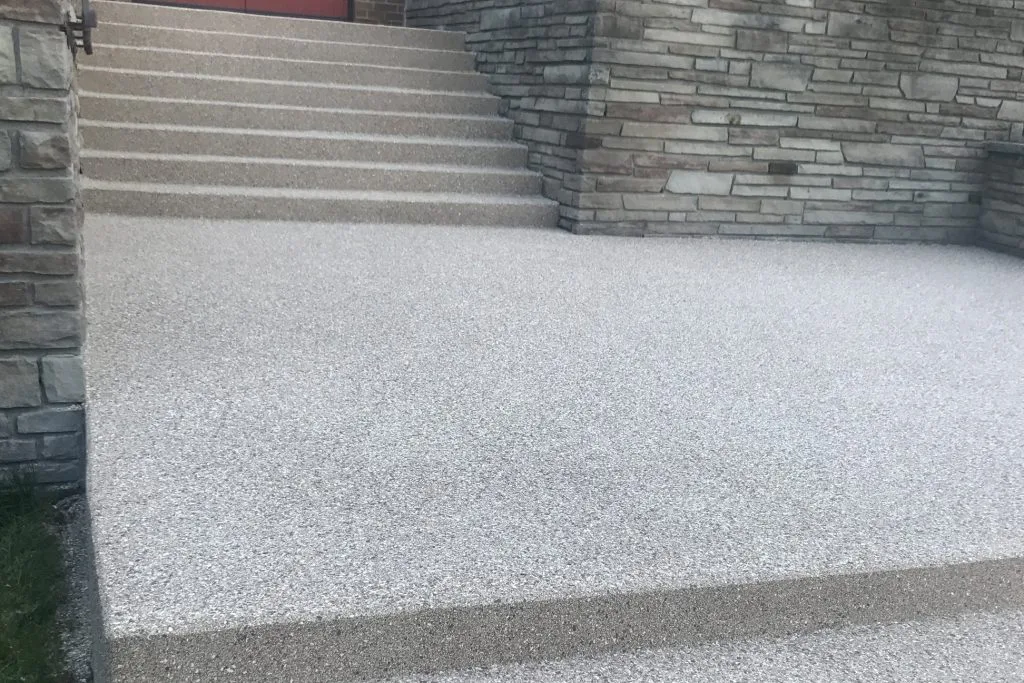 Oakville Church concrete overlay and surface restoration